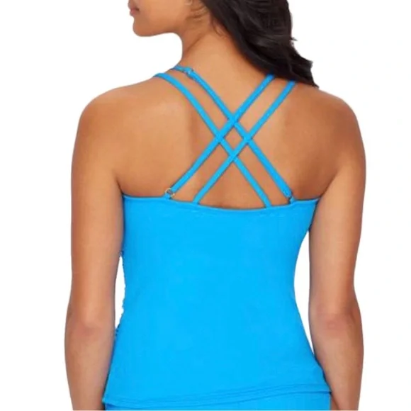 La Blanca Island Goddess Underwire Tankini Top - Picture 8 of 11